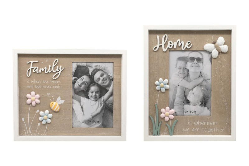 Assorted family and home photo frame 24x19cm