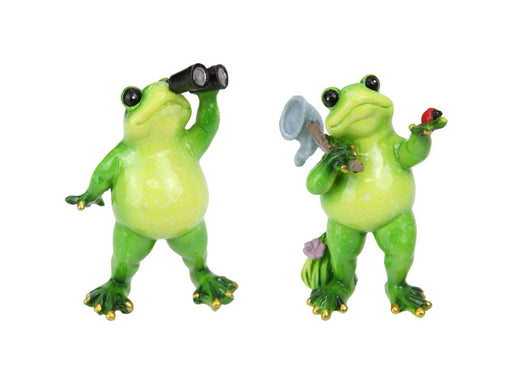 11.5CM MARBLE FROG-FISHING NET/BINOCUCAR