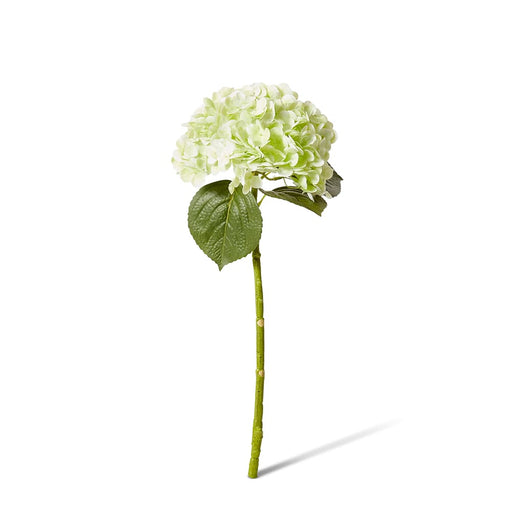 Artificial green hydrangea classic stem 52cm