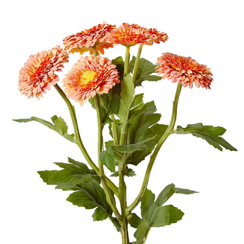 Chrysanthemum Spray Orange 22x16x56cm
