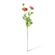 Artificial dark pink ranunculus flower spray 64cm – thumbnail