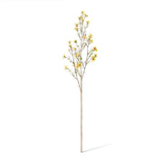 Artificial yellow wax flower spray 79cm – thumbnail