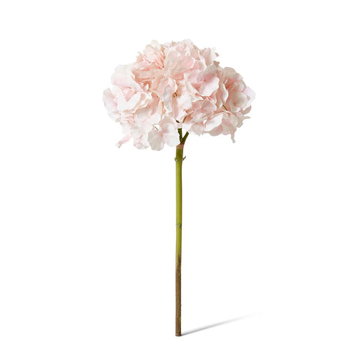 Artificial pink hydrangea flower stem 53cm