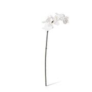 Artificial white mini phalaenopsis orchid stem 51cm – thumbnail
