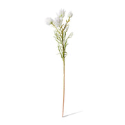 Artificial white blushing bride flower spray 56cm – thumbnail