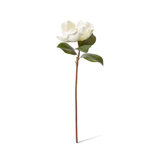 Artificial white magnolia grand stem 71cm