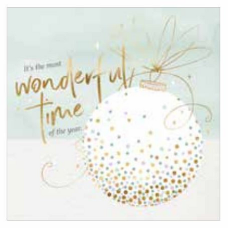 Ronis FSC Mix Boxed Card Salvo White Bauble 10pk
