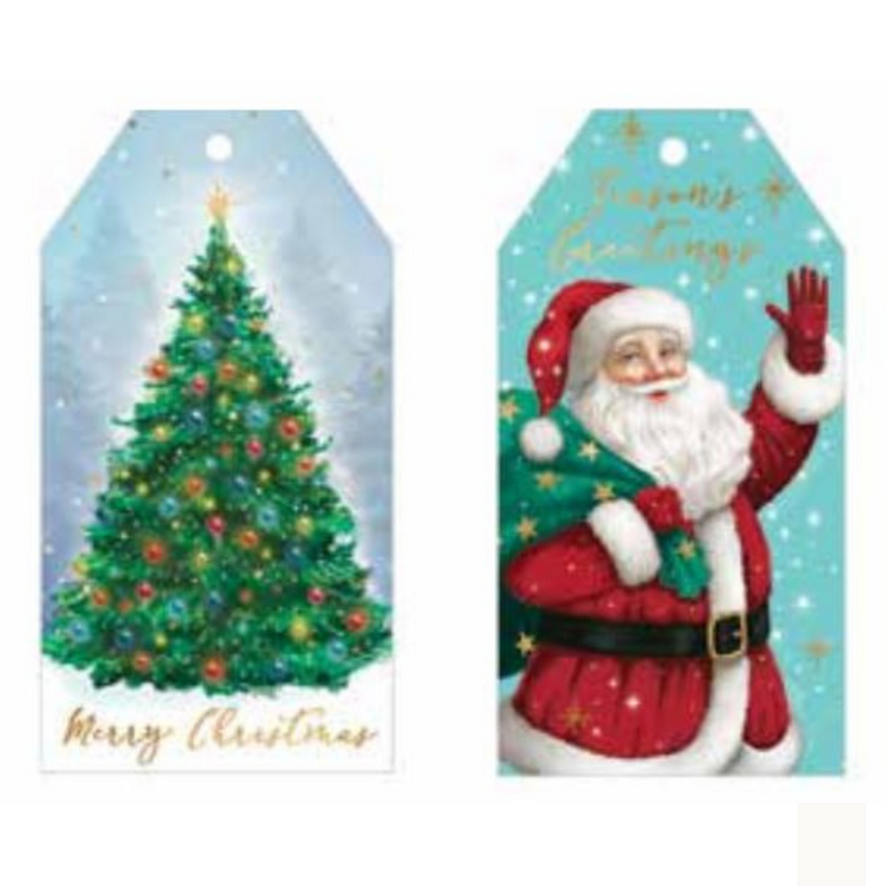 Ronis FSC Mix Gift Tag Salvo Traditional 10pk 2 Asstd