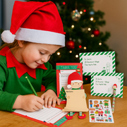 Christmas Letters to Santa kit made with FSC Mix paper – festive stationery set for kids