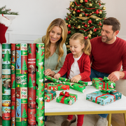 Assorted FSC Mix Disney Christmas roll wrap for boys featuring festive character designs