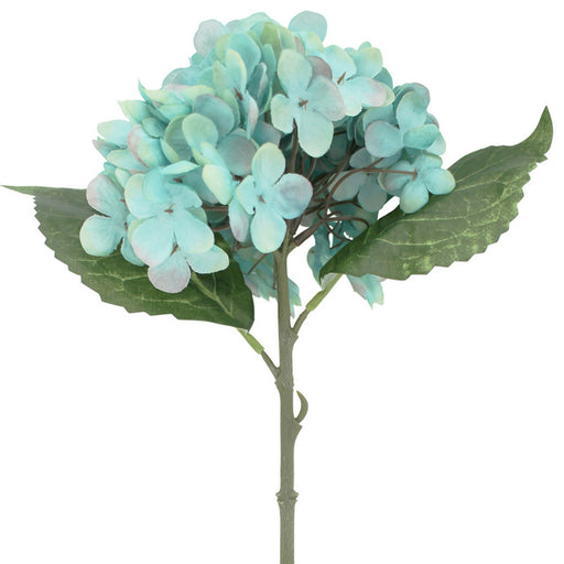 Artificial blue hydrangea stem