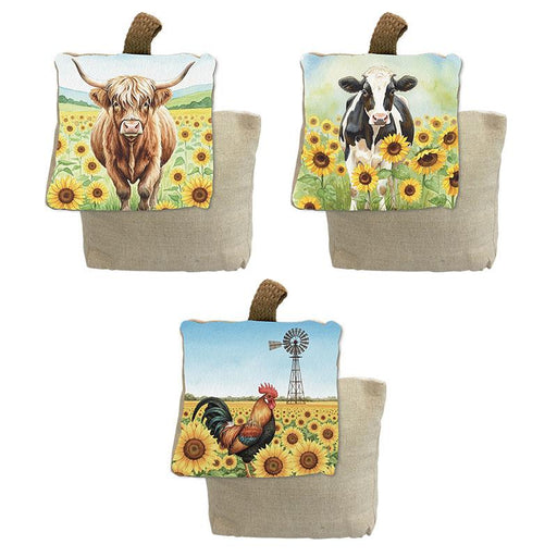 Assorted farmyard door stop 18cm