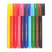 Faber-Castell Connector Pen Colour Markers assorted 10pk – connectable felt-tip pens for colouring and creative play