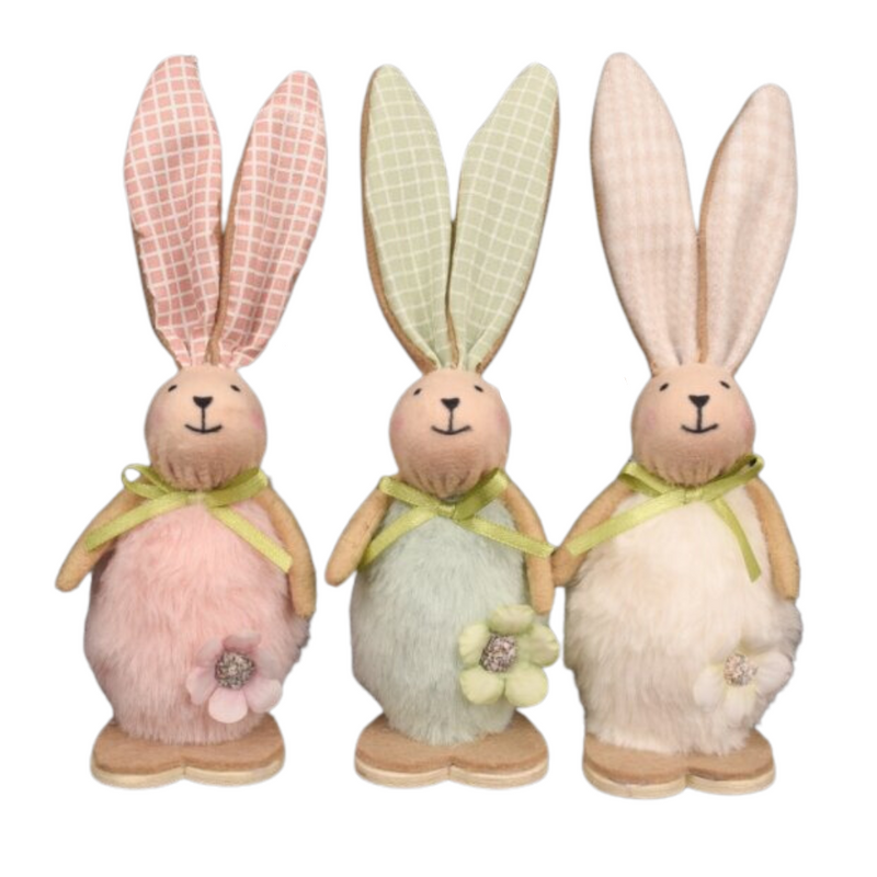 Fabric Bunny Assorted 