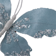 Ronis Fairy Floss Butterflies with Clip 24cm 3 Asstd (Pink, Mint, Blue)