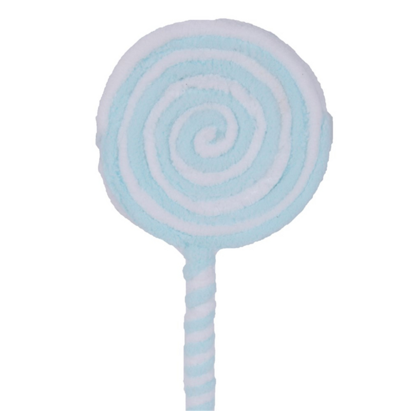 Ronis Fairy Floss Candy Cane 10cm With 30cm Stem Assorted