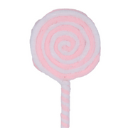 Ronis Fairy Floss Candy Cane 10cm With 30cm Stem Assorted