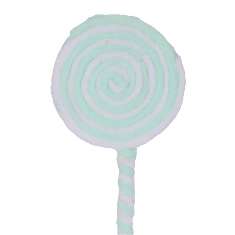 Ronis Fairy Floss Candy Cane 10cm With 30cm Stem Assorted
