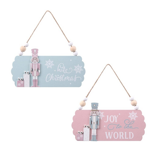 Ronis Fairy Floss Christmas Sign 15x8cm Assorted