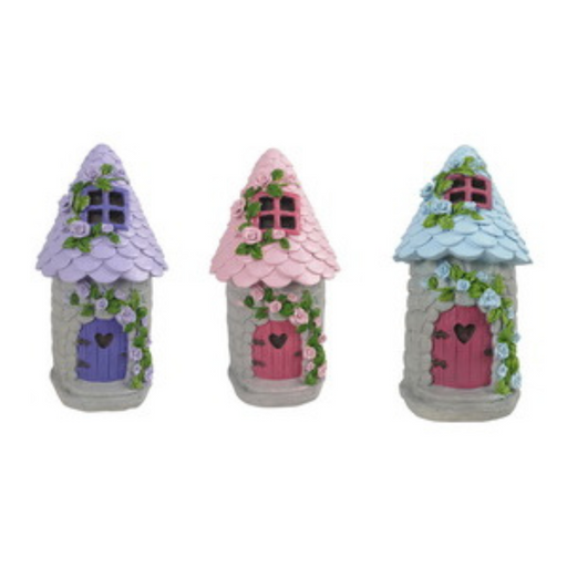 Ronis Fairy Garden Floral House 15cm Assorted