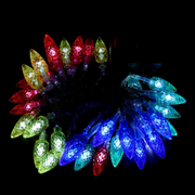 Ronis Fairy String Light Battery Operated Ornament Cone 35 LED 430cm Multi Colour