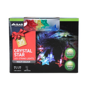 Ronis Fairy String Light Battery Operated Ornament Star 35 LED 430cm Multi Colour