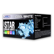 Ronis Fairy String Light Solar Star 50 LED 650cm Cool White – thumbnail