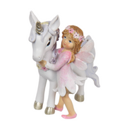 Ronis Fairy and Unicorn with Flowers 9cm Assorted – thumbnail