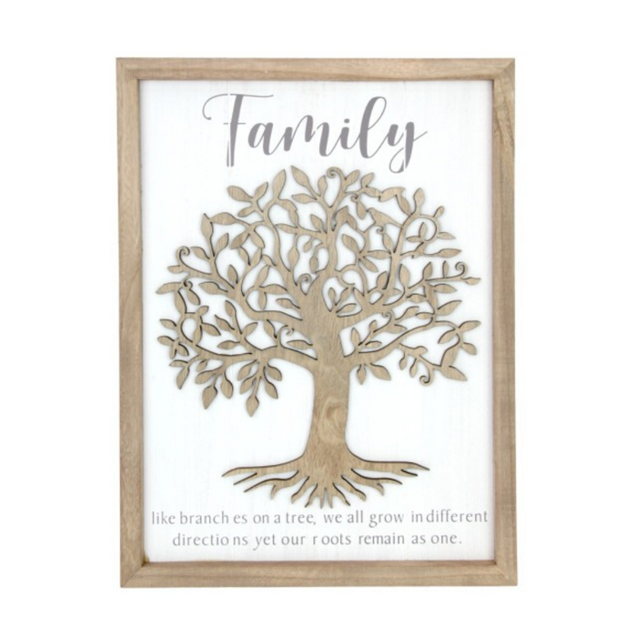 Ronis Family Plaque with Tree of Life Design 40x30cm