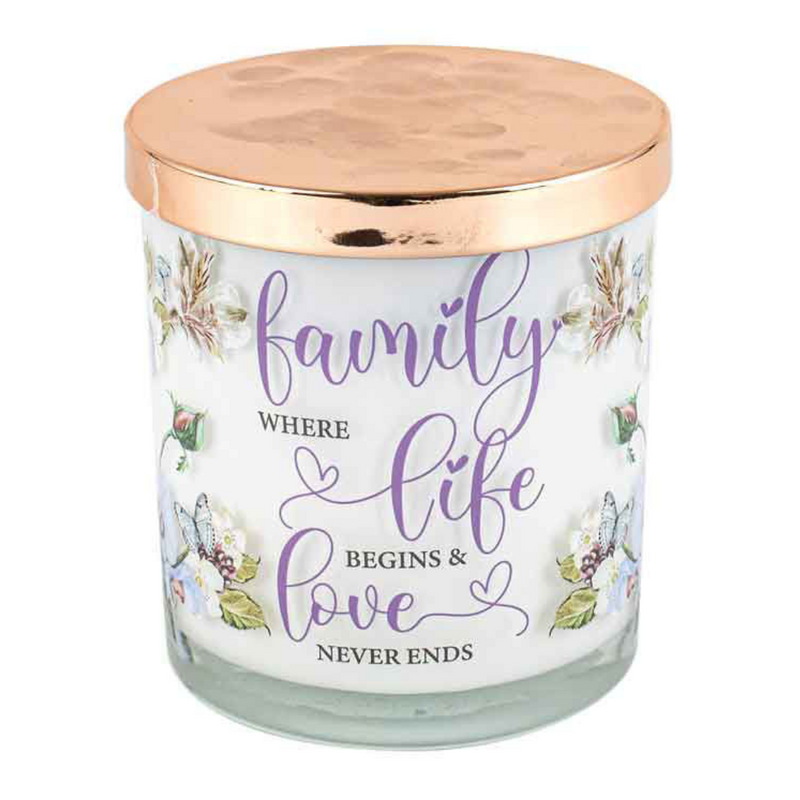 Ronis Family Candle Vanilla 45hr Burn Time 9x8cm