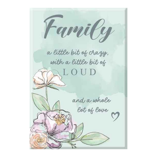 Ronis Family Glass Plaque