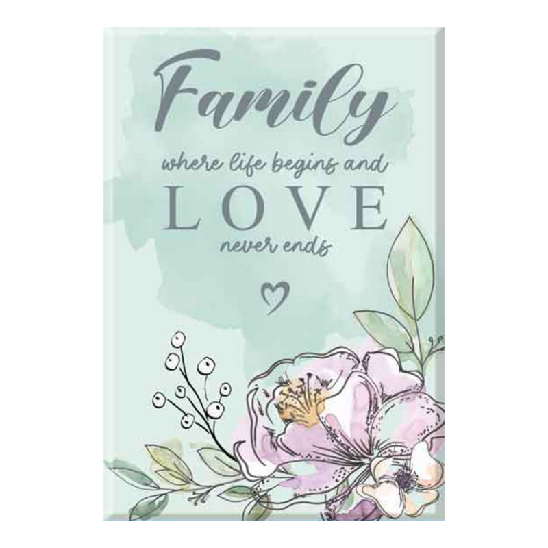 Ronis Family Glass Plaque B