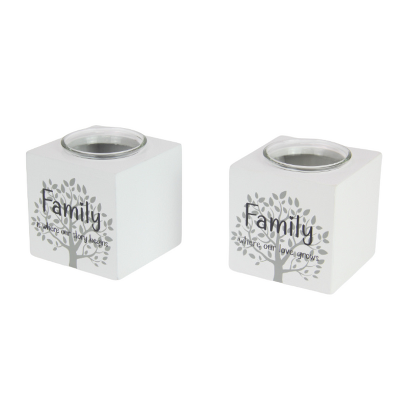 Ronis Family Inspiration Tealight Holder 8cm Assorted