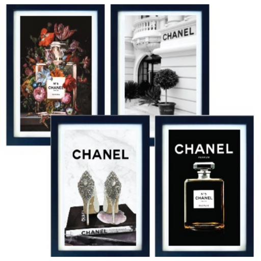 Ronis Fashion Framed Prints 50x70cm Matted to 40x60cm Ver2 Assorted