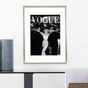 Fashion prints photo frame A3 matted to A4 champagne frame assorted matted picture frame for art prints – thumbnail