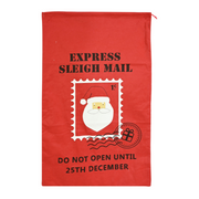 Felt Sack Santa Claus Stamp Jumbo Christmas Gift Bag – thumbnail
