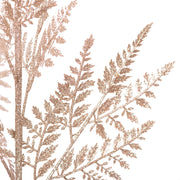 Gold and silver assorted fern stem 65cm for Christmas tree or floral décor