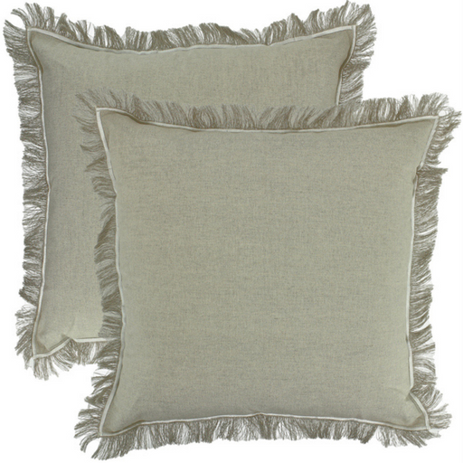Ronis Finagle Linen Cushion 50x50cm Beige
