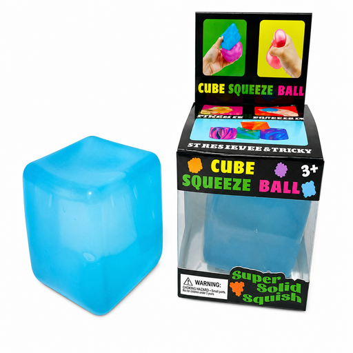 Fine Cube Blue squishy toy