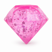 Fine Cube Glitter & Glow Diamond Shape Pink 6x6cm – thumbnail
