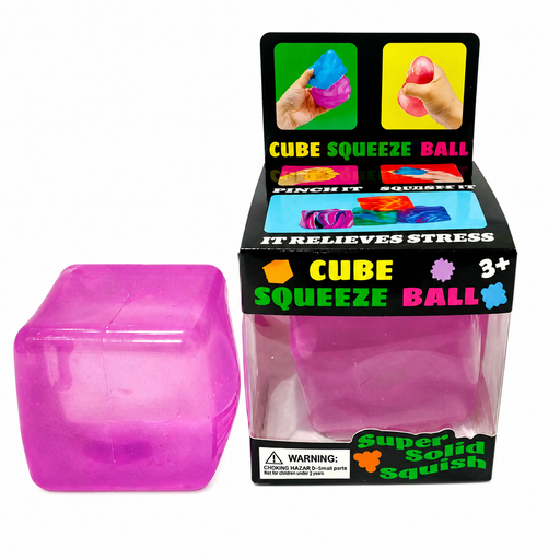 Fine Cube Purple Squishy toy