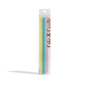 Ronis Fine Spiral Cake Candles 20cm Pastel Rainbow 16pk