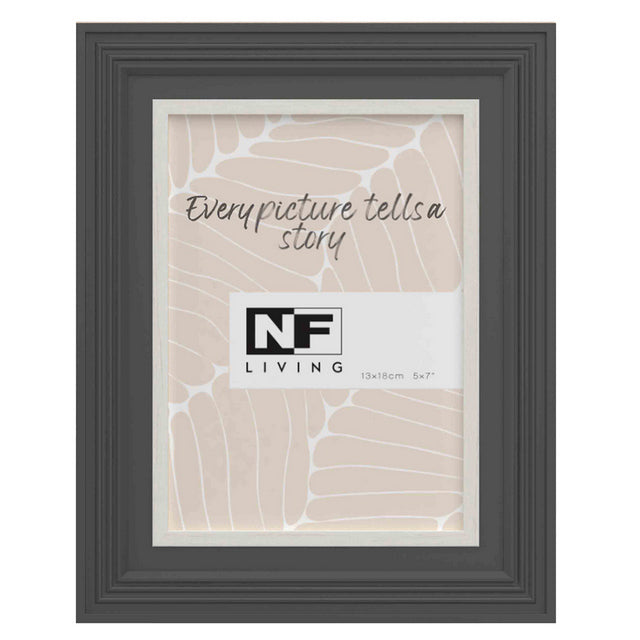 Fitzy frame 13x18cm black photo frame for portraits prints and modern home décor