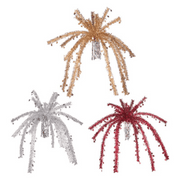 Assorted 90cm foil fountain decoration with cascading metallic strands for parties and events