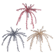 90cm foil fountain with silver and assorted metallic strands for festive party decoration