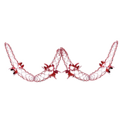 Foil Garland 270cm 2pk – festive shiny foil garlands for Christmas trees, mantels, and party decorations