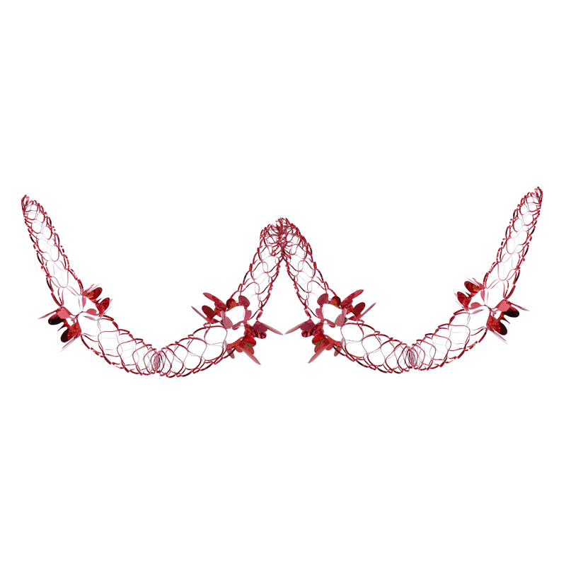 Foil Garland 270cm 2pk – festive shiny foil garlands for Christmas trees, mantels, and party decorations