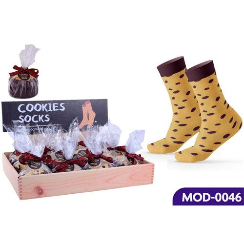 Ronis Foodie Socks Cookie With Display 1 pair