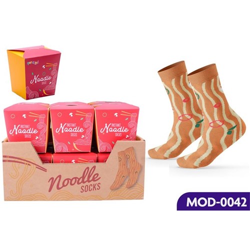 Ronis Foodie Socks Noodles With Display 1 pair