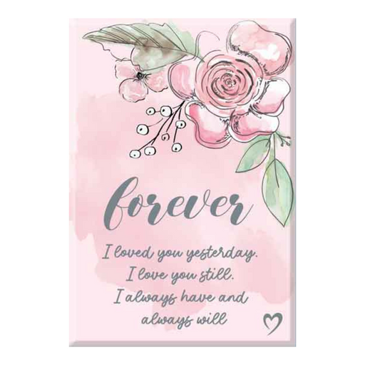 Ronis Forever Glass Plaque